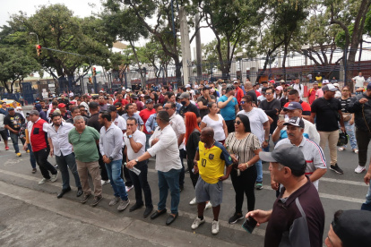 Protesta de dueños de centros nocturnos.