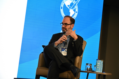 El nuevo presidente de la SIP, Michael Greenspon, en una fotografía de archivo. EFE/Fernando Villar