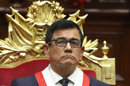 Foto de archivo del presidente del Congreso peruano José Williams. EFE/ Paolo Aguilar