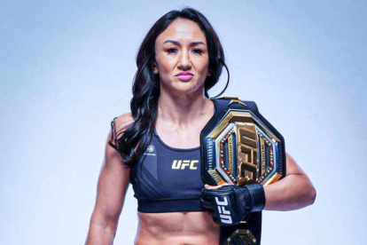 La actual campeona de las 115 libras es estadounidense con padres ecuatorianos