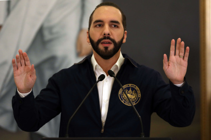 Foto de archivo del presidente de El Salvador, Nayib Bukele. EFE/Miguel Lemus