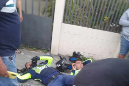 Sitio. La persecución culminó en las calles Bogotá y Francisco Segura, en el sur de la ciudad.