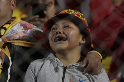 La pequeña hinchada de los orientales vibró con el cetro.