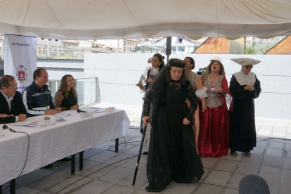 Rueda de prensa de la autoridades capitalinas en el Museo de la Ciudad.