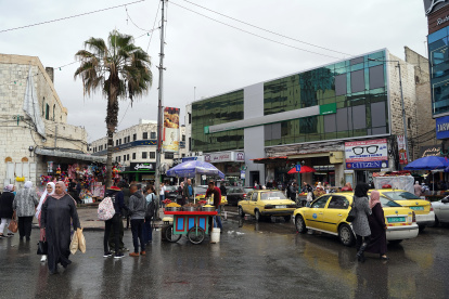 Calle de la ciudad palestina de Nablus, al norte de Cisjordania ocupada. EFE/ Sara Gómez Armas