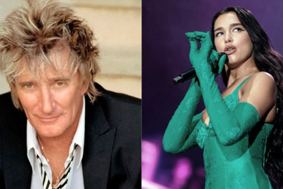 Rod Stewart y Dua Lipa
