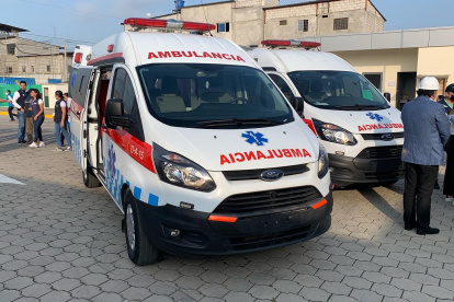 En septiembre pasado, el Gobierno entregó dos ambulancias para el sistema público de salud de El Oro.