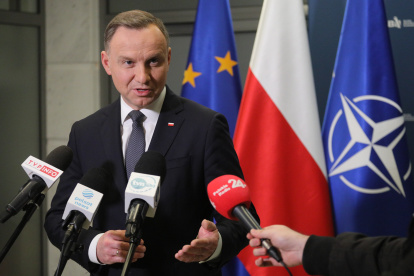 Imagen del presidente de Polonia, Andrzej Duda.