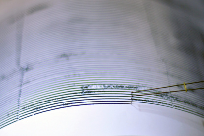 Detalle de un sismógrafo, en una fotografía de archivo.