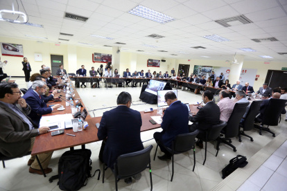 Cita. La reunión de Gabinete se dio la tarde del lunes en el ECU 911.