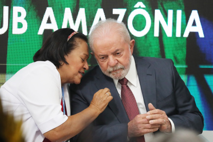 El presidente electo de BRasil  Luiz Inacio Lula da Silva, asiste ala cumbre climático de Egipto. EPA/KHALED ELFIQI