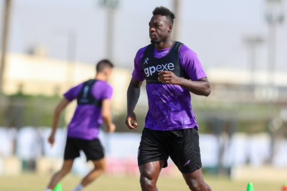 El delantero Felipe Caicedo no descuida la preparación física.