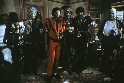 Fotograma de archivo del video clip "Thriller", del cantante Michael Jackson, que se estreno en 1982.