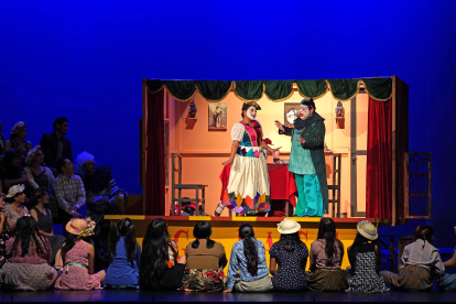 El montaje de la obra se llevó a cabo en tiempo récord: un mes.