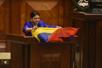 La consejera de Participación, Ibeth Estupiñán, inició la ronda de descargos en el juicio político.