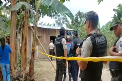 Milagro. El cuerpo de la madre fue hallado dentro de la vivienda.