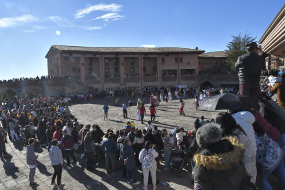 El encuentro comenzó en el Crucero, un kilómetro antes de llegar a Torreciudad.