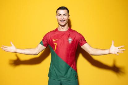 Cristiano Ronaldo, seleccionado portugués, es una de las figuras del Mundial de Qatar.