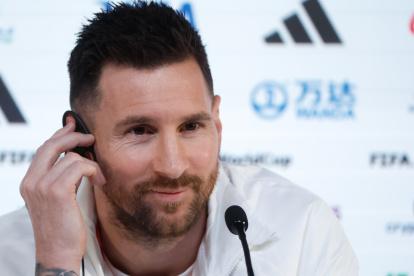 El delantero de la selección argentina Leo Messi habló en rueda de prensa sobre su selección.