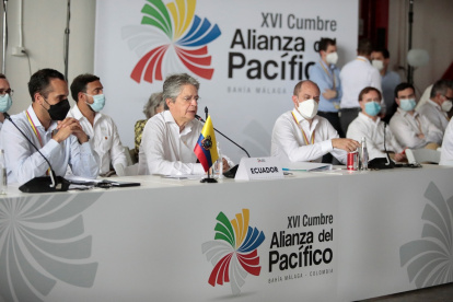 El presidente Lasso promueve la inclusión de Ecuador a la Alianza, pero primero debe destrabar la firma de un acuerdo con México.