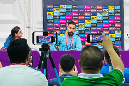 Hernán Galíndez se mostró optimista previo al partido de Ecuador frente a Países Bajos