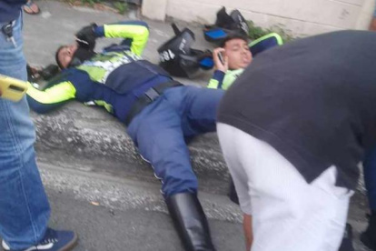 Hecho. El 12 de noviembre dos agentes fueron atacados a bala.