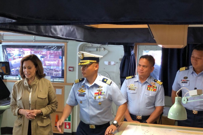 La vicepresidenta de Estados Unidos, Kamala Harris. EFE/ HANDOUT