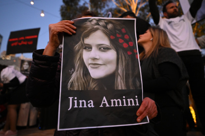 Protesta por la muerte de Masha Amini en Melbourne (Australia), en foto de archivo. EFE/EPA/JAMES ROSS