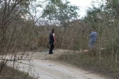 Montecristi. Se cree que los llevaron con vida y ejecutados en el sitio.