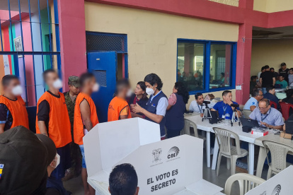 Proceso. Internos de la Cárcel Regional, la tarde del miércoles pasado.