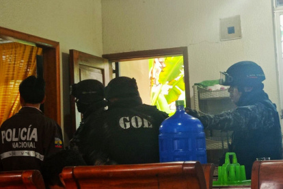 Material. El exfuncionario de control minero tenía oro en su poder y dinero.