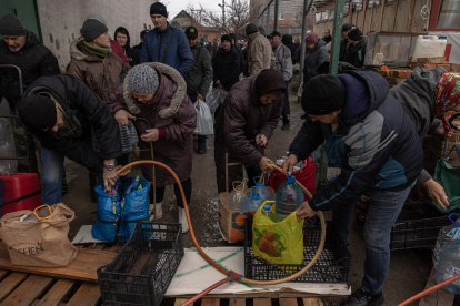 El jueves 24 de noviembre se cumplieron nueve meses del ataque al suelo ucraniano. Las necesidades son muchas. 
 PA/ROMAN PILIPEY