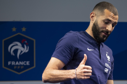 Foto de archivo de Karim Benzema.