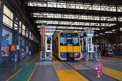 Transporte.- Uno de los metros que hay en Sidney.