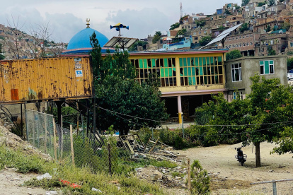 Imagen de archivo de una mezquita afectada por un ataque con bomba en Afganistán.  /