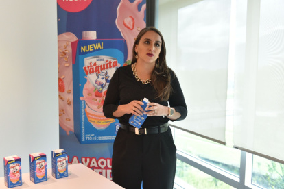 Ana Cristina Valencia, vicepresidenta de Lácteos de Nestlé.