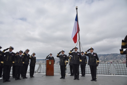 Luis Toledo, de 31 años, es cabo primero de la Armada Nacional de Chile.