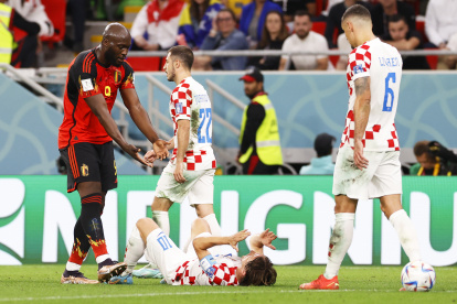 Encuentro entre Croacia y Bélgica en el mundial de Qatar 2022