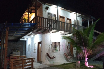 Esmeraldas. En esta casa en la playa fue encontrada la víctima.