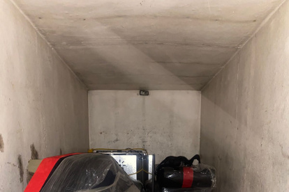 Hecho. En un furgón pretendían trasladar los enseres.