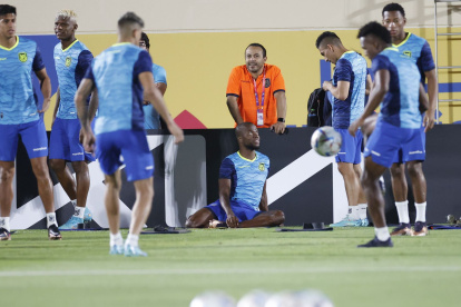 La selección ecuatoriana tuvo sus último entrenamientos con Gustavo Alfaro en Qatar.