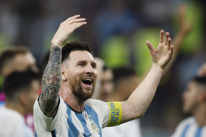 Lionel Messi fue la gran figura de los gauchos en el duelo contra Australia.