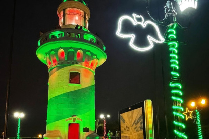 Escena. Así es el escenario en el cerro Santa Ana.