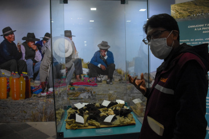 El investigador boliviano Irineo Uturunco habla sobre una ofrenda tradicional que realizan los indígenas para alejar la lluvia de sus cultivos.