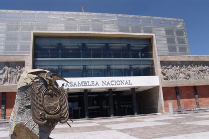 Fachada del edificio de la Asamblea Nacional.