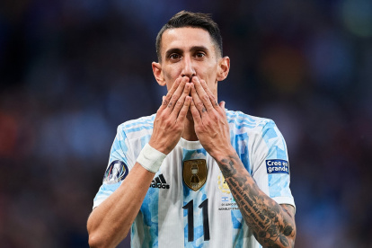 Ángel Di María, seleccionado argentino, confía en llegar al partido de cuartos de final.