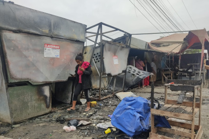 La tragedia ocurrió en la ciudadela Abel Gilbert 3, la noche del martes.
