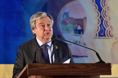 Fotografía de archivo del secretario general de la ONU, António Guterres.