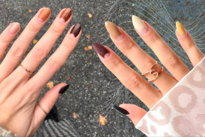 Manicura media luna regresa