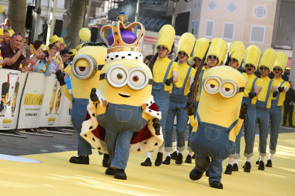 Fotografía de archivo de varios minons.